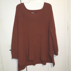 Charlotte Russe burnt orange sweater